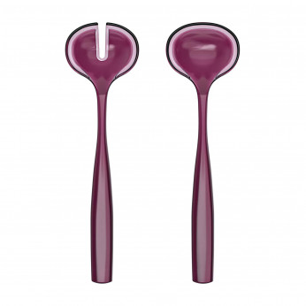 Guzzini Set posate per insalata in eco-plastica dal design moderno Dolcevita