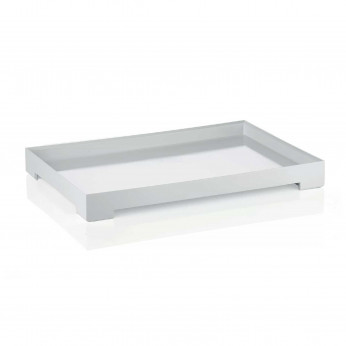 Guzzini Vassoio grande dal design minimale con bordi rialzati in materiale plastico Essence