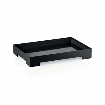 Guzzini Vassoio medio dal design minimale con bordi rialzati in materiale plastico Essence
