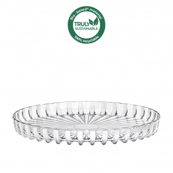 Guzzini Vassoio rotondo in eco-plastica dal design moderno Dolcevita