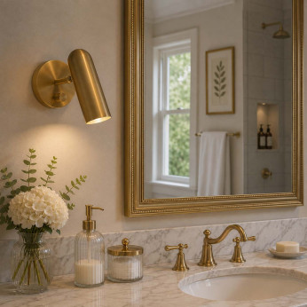 Hinkley Applique da parete a led orientabile con struttura in acciaio dal design moderno Dax