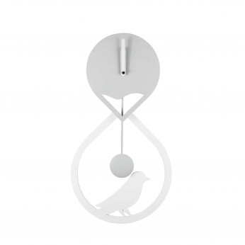 I Dettagli Orologio da parete a pendolo struttura in legno dal design moderno ed elegante Sandur