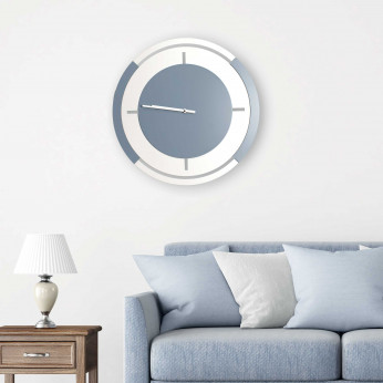 I Dettagli Orologio da parete rotondo dal design moderno con struttura in legno Disco