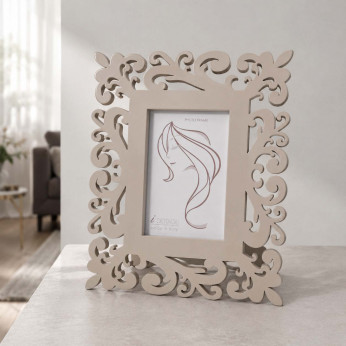 I Dettagli Portafoto da tavolo grande in legno dal design moderno ed elegante Lady