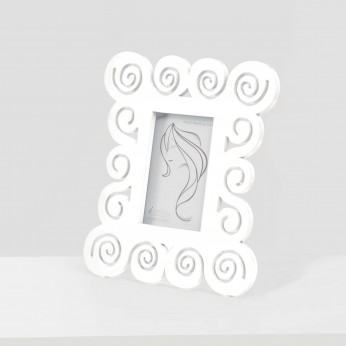 I Dettagli Portafoto piccolo con cornice in legno dal design moderno ed elegante Circle