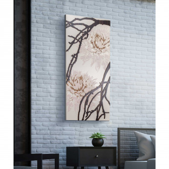 I Dettagli Quadro in legno verticale dal design moderno 60x120 Dalia