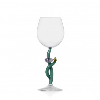Ichendorf Calice in vetro con pesciolino dal design moderno ed elegante Marine Garden