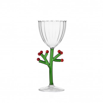 Ichendorf Calice in vetro versione natalizia con bacche Botanica