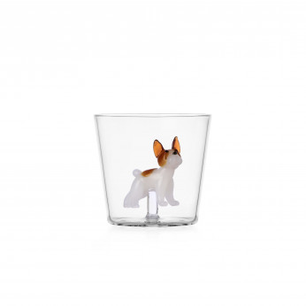 Ichendorf Tumbler in vetro con French Bulldog Dogs