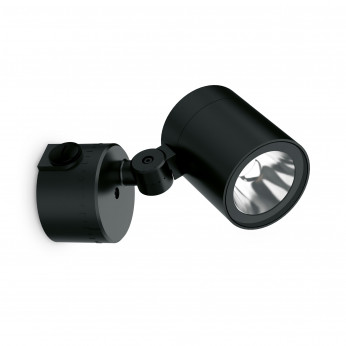 Ideal lux Applique a led da esterno in alluminio e diffusore orientabile in vetro O-zone