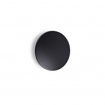 Ideal lux Applique a led da esterno rotonda grande in alluminio e diffusore in vetro Punto