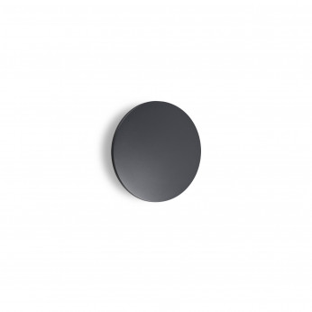 Ideal lux Applique a led da esterno rotonda media in alluminio e diffusore in vetro Punto