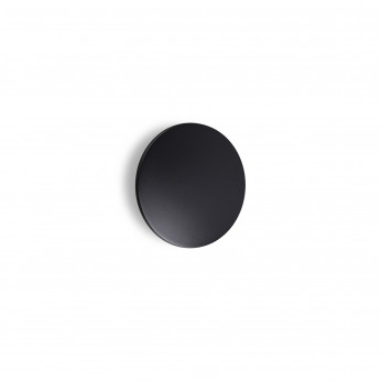 Ideal lux Applique a led da esterno rotonda media in alluminio e diffusore in vetro Punto