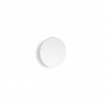 Ideal lux Applique a led da esterno rotonda piccola in alluminio e diffusore in vetro Punto