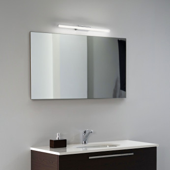Ideal lux Applique a led da parete struttura corta in metallo e diffusore satinato Riflesso