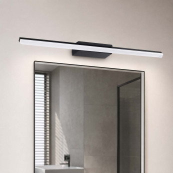 Ideal lux Applique a led da parete struttura media in metallo e diffusore satinato Riflesso