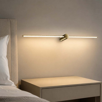 Ideal lux Applique a led grande con struttura in alluminio dal design moderno Filo