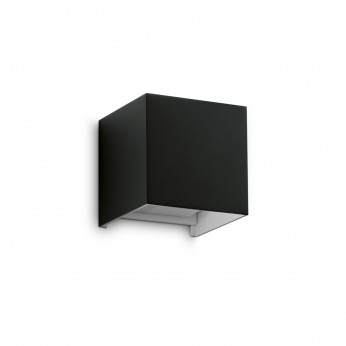 Ideal lux Applique a led per esterni in alluminio quadrata e doppio diffusore Atom