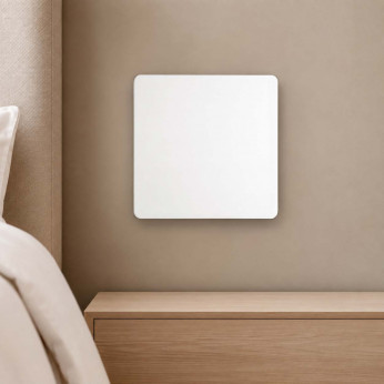 Ideal lux Applique a led quadrata struttura grande in alluminio e diffusore in acrilico Cover