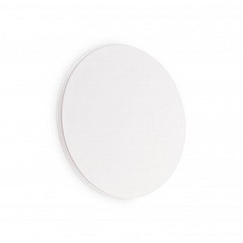 Ideal lux Applique a led rotonda con struttura grande in alluminio e diffusore in acrilico Cover