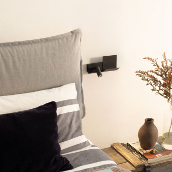 Ideal lux Applique con diffusore tubolare a led orientabile posizione sinistra e presa USB Komodo