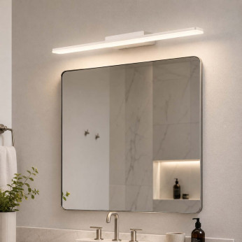 Ideal lux Applique con led struttura in alluminio media e diffusore in acrilico satinato Make Up