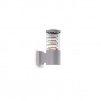 Ideal lux Applique da esterno con struttura in alluminio e diffusore in vetro Tronco