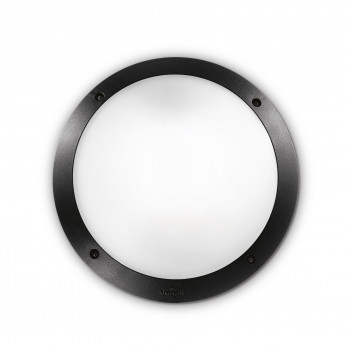 Ideal lux Applique da esterno con struttura in resina e diffuosre rotondo Polar