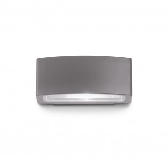 Ideal lux Applique da esterno corta con struttura in alluminio e 2 diffusori in vetro Andromeda