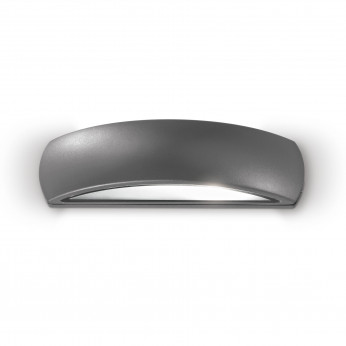 Ideal lux Applique da esterno struttura arrotondata in alluminio e 2 diffusori in vetro Giove