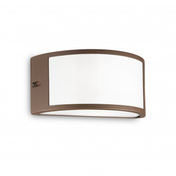 Ideal lux Applique da esterno struttura arrotondata in alluminio e diffusore in acrilico Rex