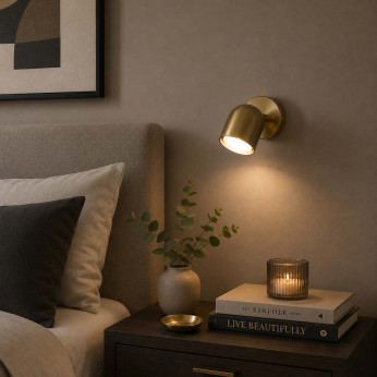 Ideal lux Applique da parete a led con diffusore in metallo orientabile Dodo