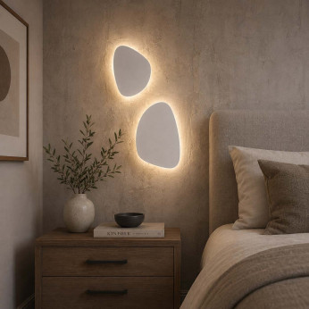 Ideal lux Applique da parete a led con struttura in metallo dal design moderno Peggy