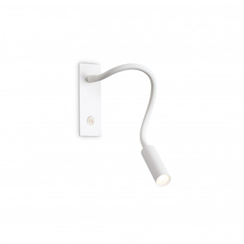 Ideal lux Applique da parete con diffusore a braccio orientabile con corpo ad incasso IO