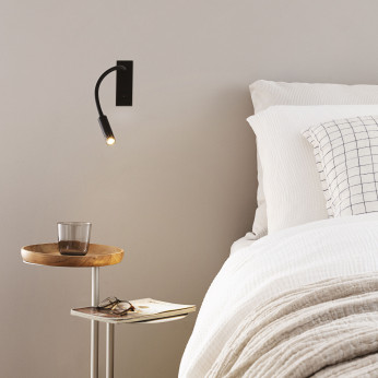 Ideal lux Applique da parete con diffusore a braccio orientabile con corpo ad incasso IO