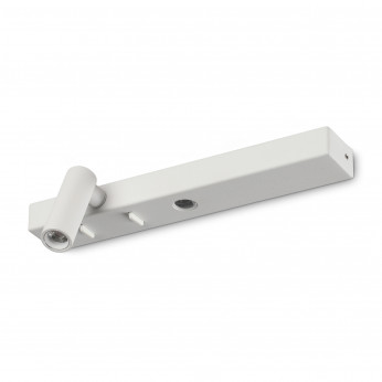 Ideal lux Applique da parete con diffusore tubolare a led orientabile posizione destra Bonne Nuit