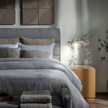 Ideal lux Applique da parete con diffusore tubolare a led orientabile posizione sinistra Bonne Nuit