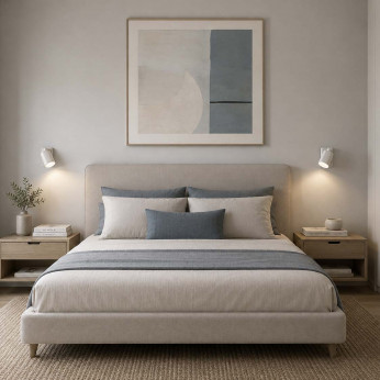 Ideal lux Applique da parete con struttura in alluminio con diffusore quadrato orientabile Rudy