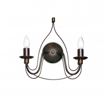 Ideal lux Applique da parete contemporanea con struttura interamente in metallo Corte