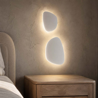Ideal lux Applique da parete grande a led con struttura in metallo dal design moderno Peggy