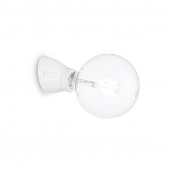 Ideal lux Applique da parete in ceramica smaltata con diffusore in vetro Winery