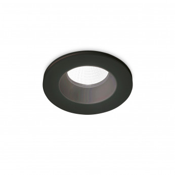 Ideal lux Faretto da incaso a led con struttura in alluminio rotonda Room-65