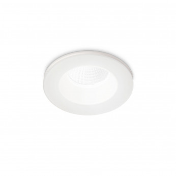 Ideal lux Faretto da incaso a led con struttura in alluminio rotonda Room-65