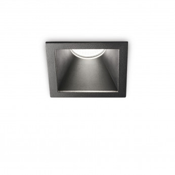 Ideal lux Faretto da incasso a led con struttura in allumnio quadrato Game Trim