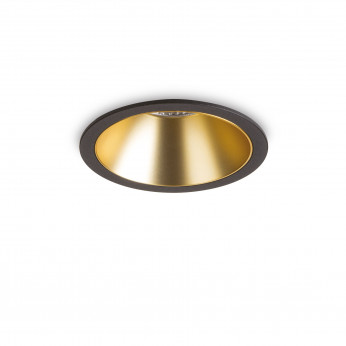 Ideal lux Faretto da incasso medio a led con struttura in allumnio rotondo Game Trim