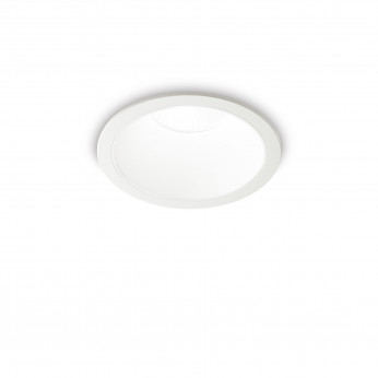 Ideal lux Faretto da incasso medio a led con struttura in allumnio rotondo Game Trim
