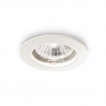 Ideal lux Faretto da incasso con struttura in alluminio rotonda Jazz