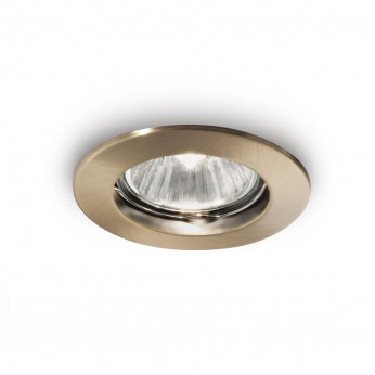 Ideal lux Faretto da incasso con struttura in alluminio rotonda Jazz