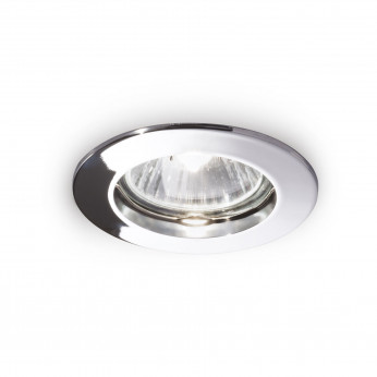 Ideal lux Faretto da incasso con struttura in alluminio rotonda Jazz