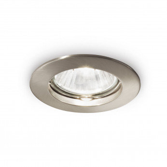 Ideal lux Faretto da incasso con struttura in alluminio rotonda Jazz